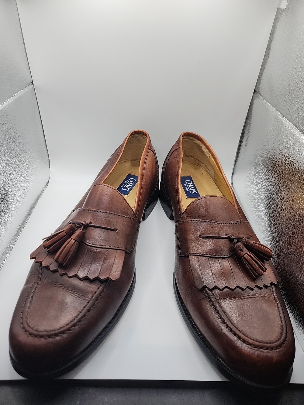 Men's Brown Tassel Loafers 10.5 - Picture 1 of 16